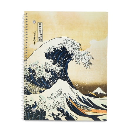 Pen + Gear College Ruled Notebook, 8" x 10.5", Great Wave, 70 Sheets