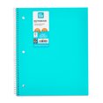 Pen+Gear College Ruled Poly 1Subject Notebook with Inside Pockets, 9