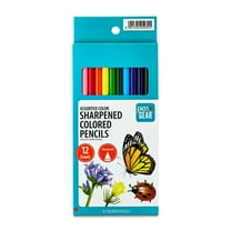 Pen+Gear Sharpened Colored Pencils, Assorted Colors, 12 Count