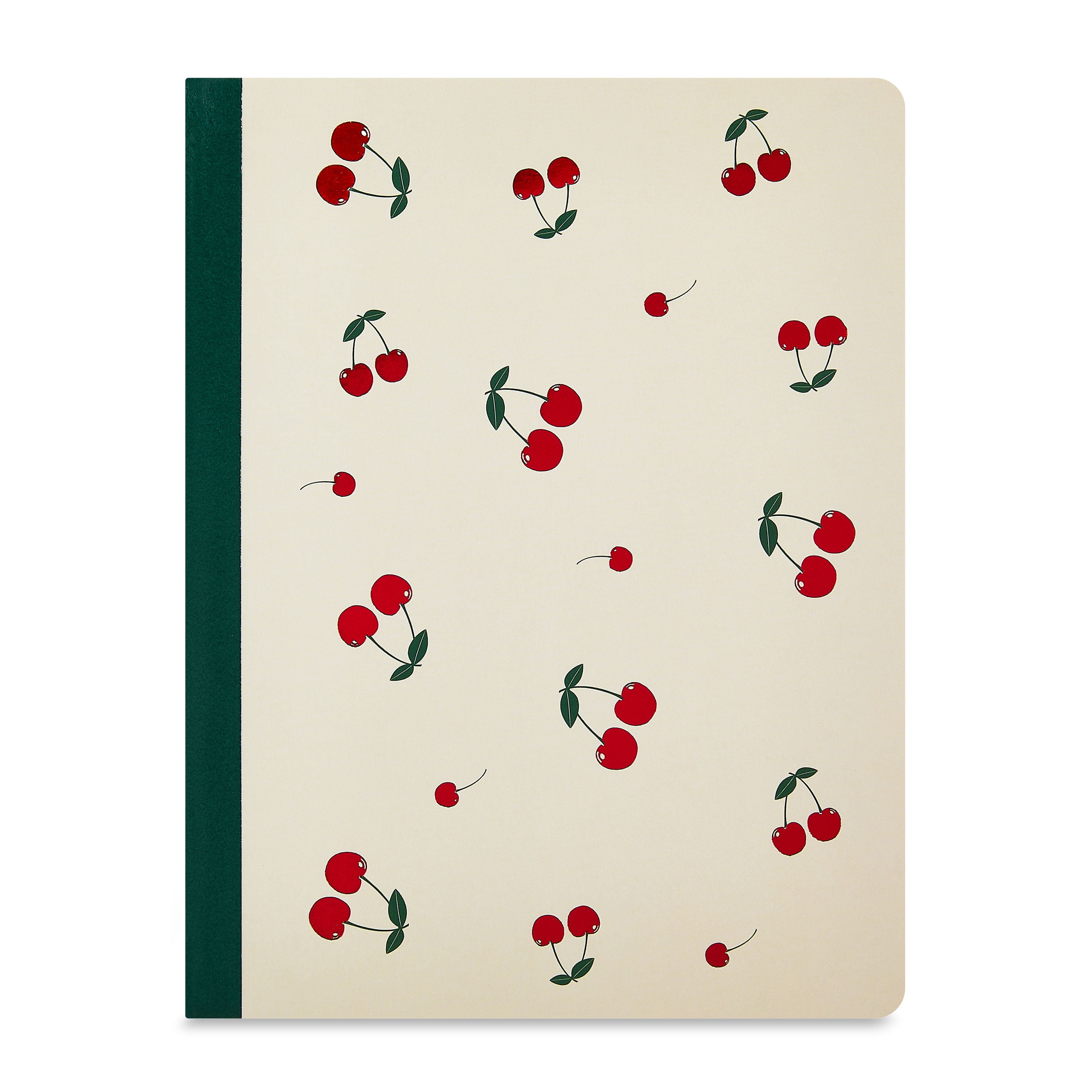 Pen+Gear Composition Book, College Ruled, 7.5" x 9.5", 70 Sheets, Red Cherries