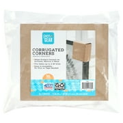 Pen+Gear Corrugated Corners, Corner Protection, Moving & Storage, 4" x 4", Kraft, 16 Count