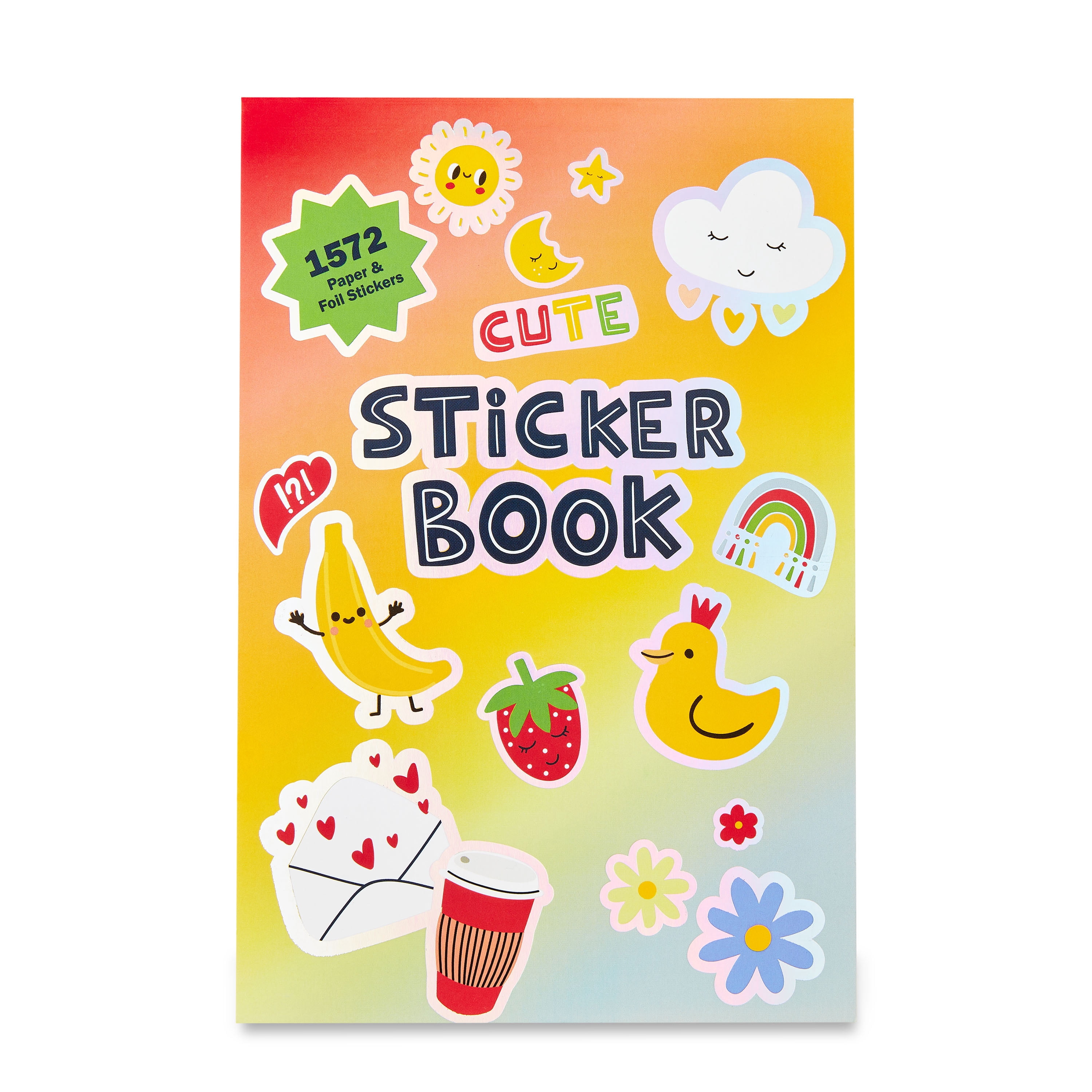 Pen+Gear Cute Sticker Book, 40 Sheets
