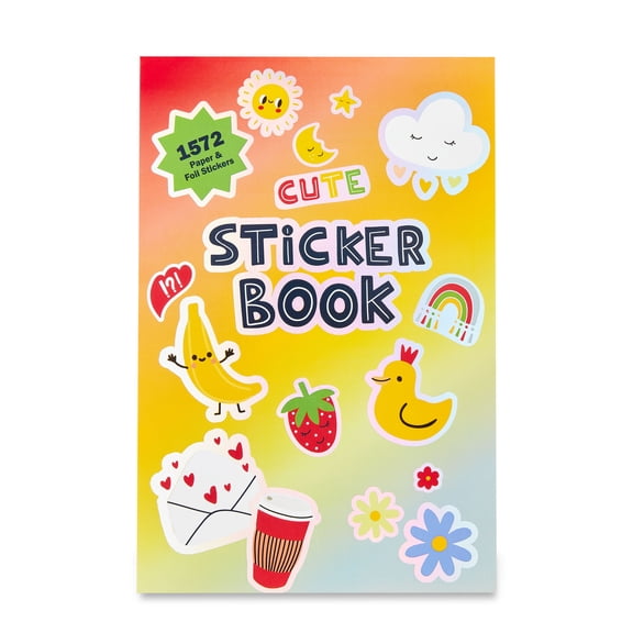 Pen+Gear Cute Sticker Book, 40 Sheets