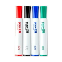 Pen+Gear Dry Erase Markers, Chisel Tip, Assorted Ink Colors, 4 Count