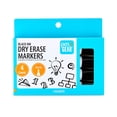 Pen+Gear Dry Erase Markers, Chisel Tip, Black, 4 Count