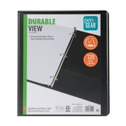 Pen Gear Durable View Binder, 1/2 Inch D Ring, Black, 1 Pack, 120 Sheet Capacity