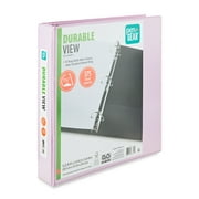 Pen+Gear Durable View 1.5-inch D-Ring Binder, Lilac