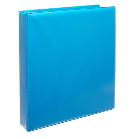 Pen+Gear Durable View 3-Ring Binder with 1.5-inch D-Rings, Blue