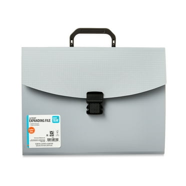 Pen+Gear Expanding File Folder, 26 Pockets, Gray Color, 1 Count, Letter Size