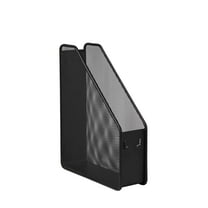 Pen+Gear, File Organizers, Metal Mesh Magazine File Holder, Black, One Compartment