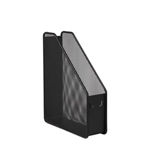 Pen+Gear Metal Mesh Magazine File Holder, Black