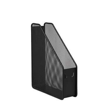 Pen+Gear, File Organizers, Metal Mesh Magazine File Holder, Black, One Compartment