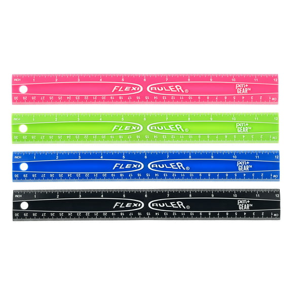 Pen+Gear Flexi Ruler®, Assorted Colors