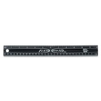 Pen + Gear Flexible Plastic 12" Metric Ruler, Black