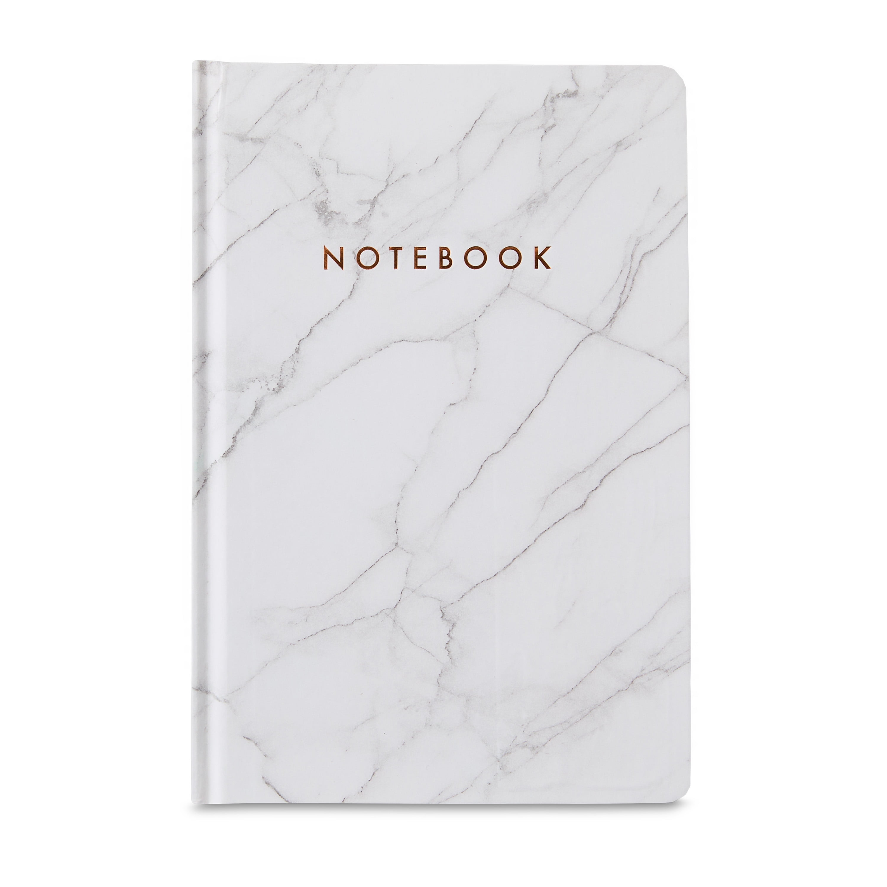 Pen + Gear Foil Stamped, Marble Book Bound Journal, 240 pages