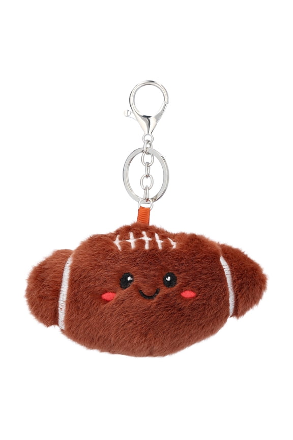 Plush Football Bag Charm for Sports Fans