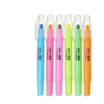 Pen+Gear Gel Highlighters, Round Tip, Assorted Colors, 6 Count
