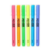 Pen+Gear Glitter Highlighters, Assorted Colors, 6 Count