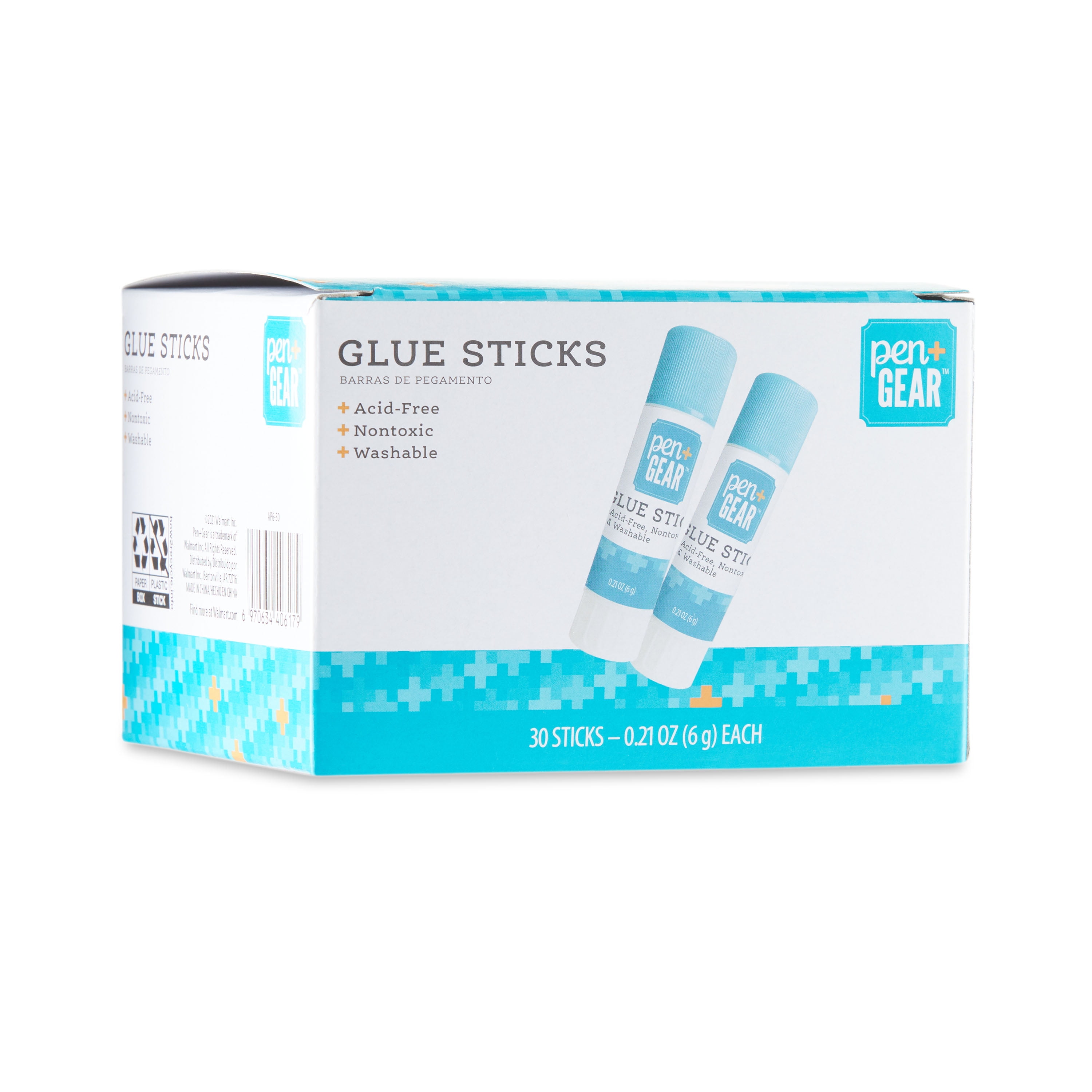 Pen+Gear Glue Sticks, .21 oz, 30 Count
