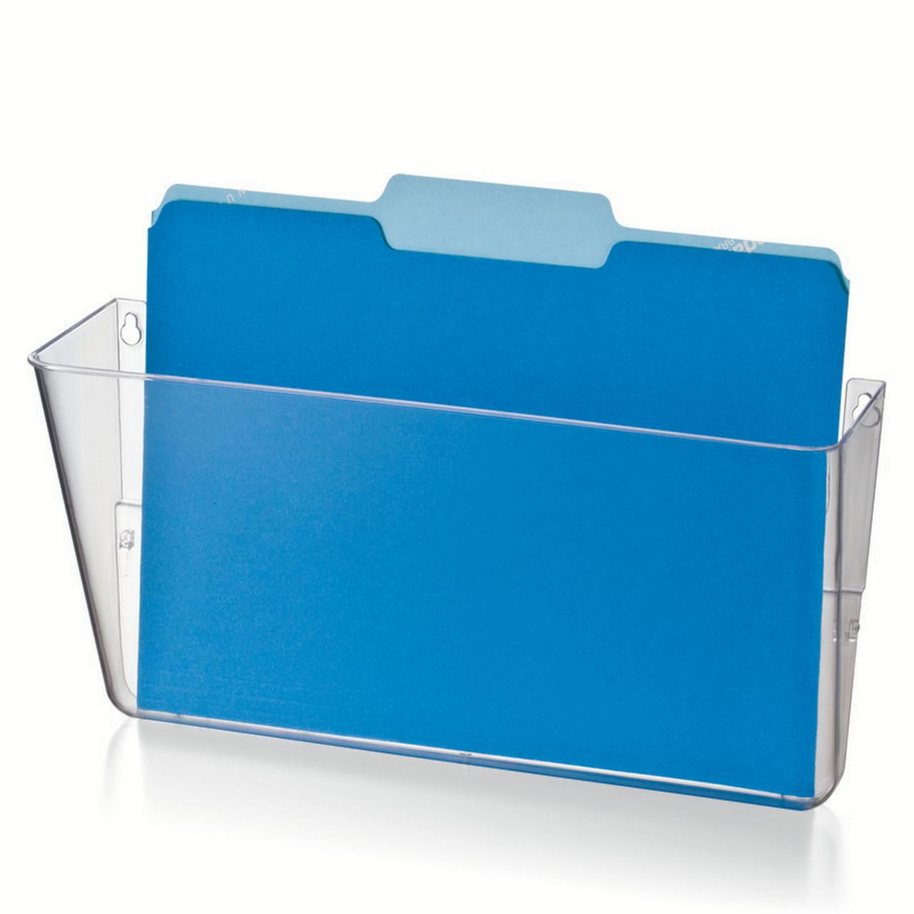 Pen + Gear Hanging Wall File Pocket, Clear (06092)