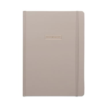 Pen + Gear Hardcover Journal, Taupe, 7.5" x 10.25" x 0.875", 200 Lined Pages