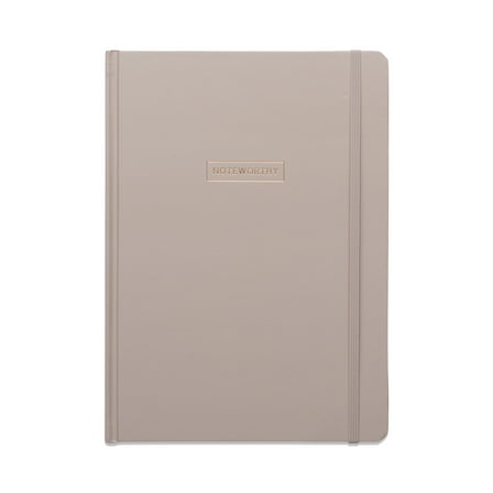 Pen + Gear Hardcover Journal, Taupe, 7.5" x 10.25", 200 Lined Pages