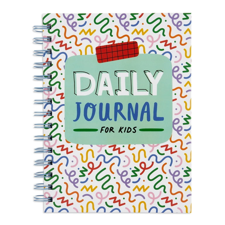 Pen+Gear Hardcover Spiral Daily Journal for Kids, 204 Pages, 6.42