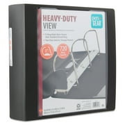Pen+Gear D-Ring Binder Heavy Duty View 3 Inch Black 1-Pack