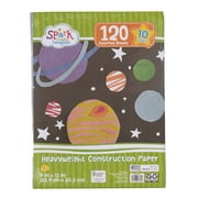 Pen + Gear Heavyweight Construction Paper, Multi, 9''x12'', 120 Sheets