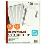 Pen+Gear Heavyweight Sheet Protectors, 8.5" x 11", 25 Count