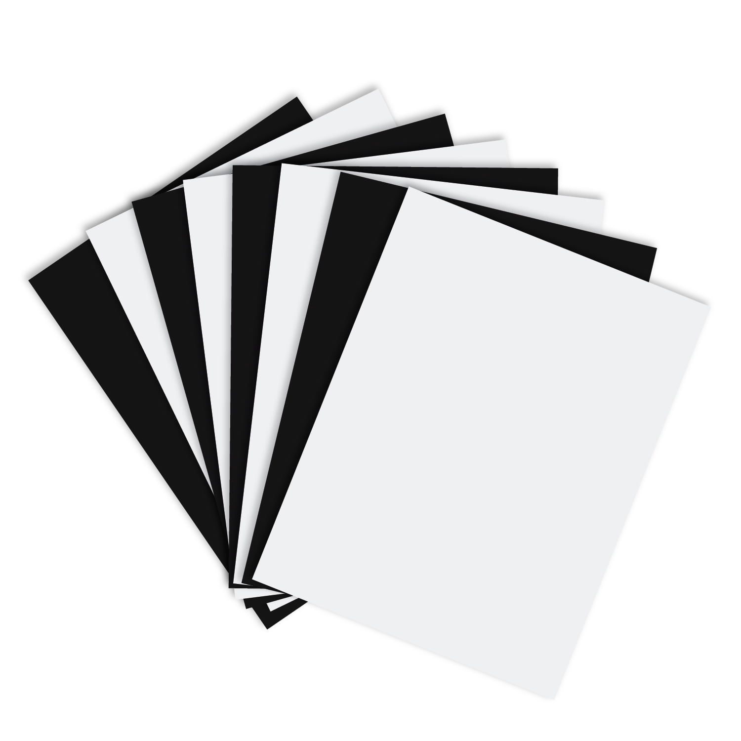 Pen + Gear Heavyweight White & Black Multipack Poster Board 22"x28", 8