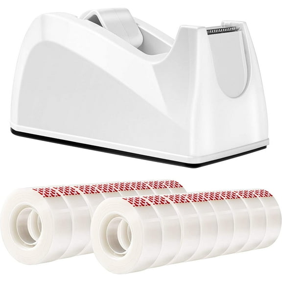Pen+Gear Invisible Tape with Dispenser Set, White, 16 Count, New Condition, Manual Tape Dispenser