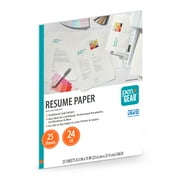 Pen+Gear Ivory Resume Paper, Laid Finish, 8.5" x 11", 24 lb, 25 Sheets