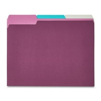 Pen+Gear Jewel Tone File Folders, Letter Size, Assorted Colors, 25 Count