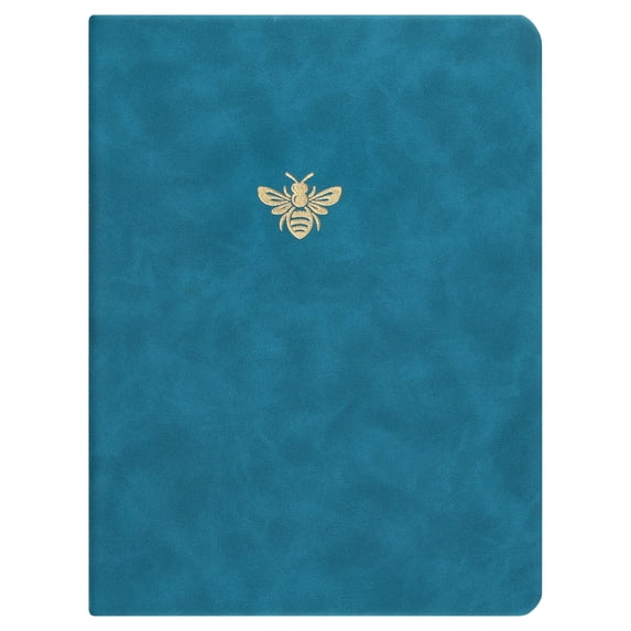 Pen+Gear Journal, 6” x 8”, Ruled, 160 Pages, Teal Bee