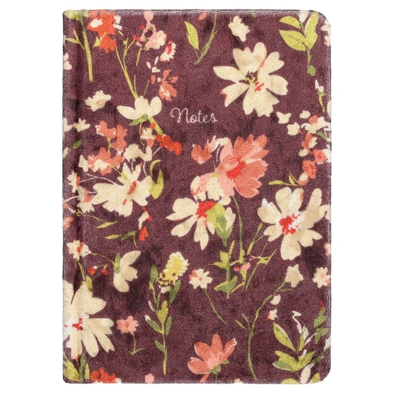 Pen+Gear Journal, Maroon Floral, 5 x 7.13, Ruled, 160 Pages