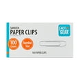 Pen+Gear Jumbo Smooth Paper Clips, Silver, 100 Count