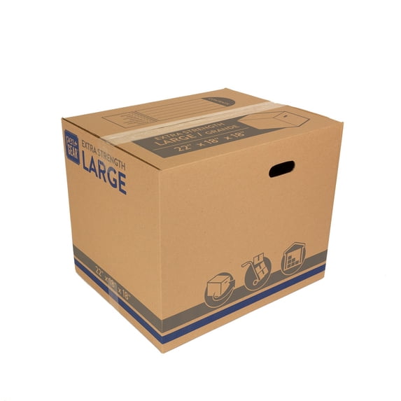 Pen+Gear Extra Strength Large Recycled Moving Box Kraft 22" x 18" x 18"