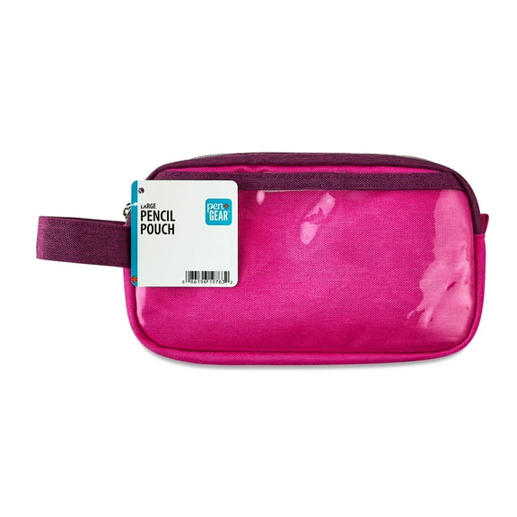 Pen+Gear Large Pink Pencil Pouch