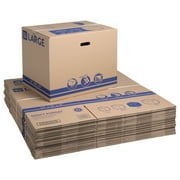 Pen+Gear Large Recycled Moving and Storage Boxes, 24 in.  x 16 in.  x 19 in. , Kraft, 25 Count