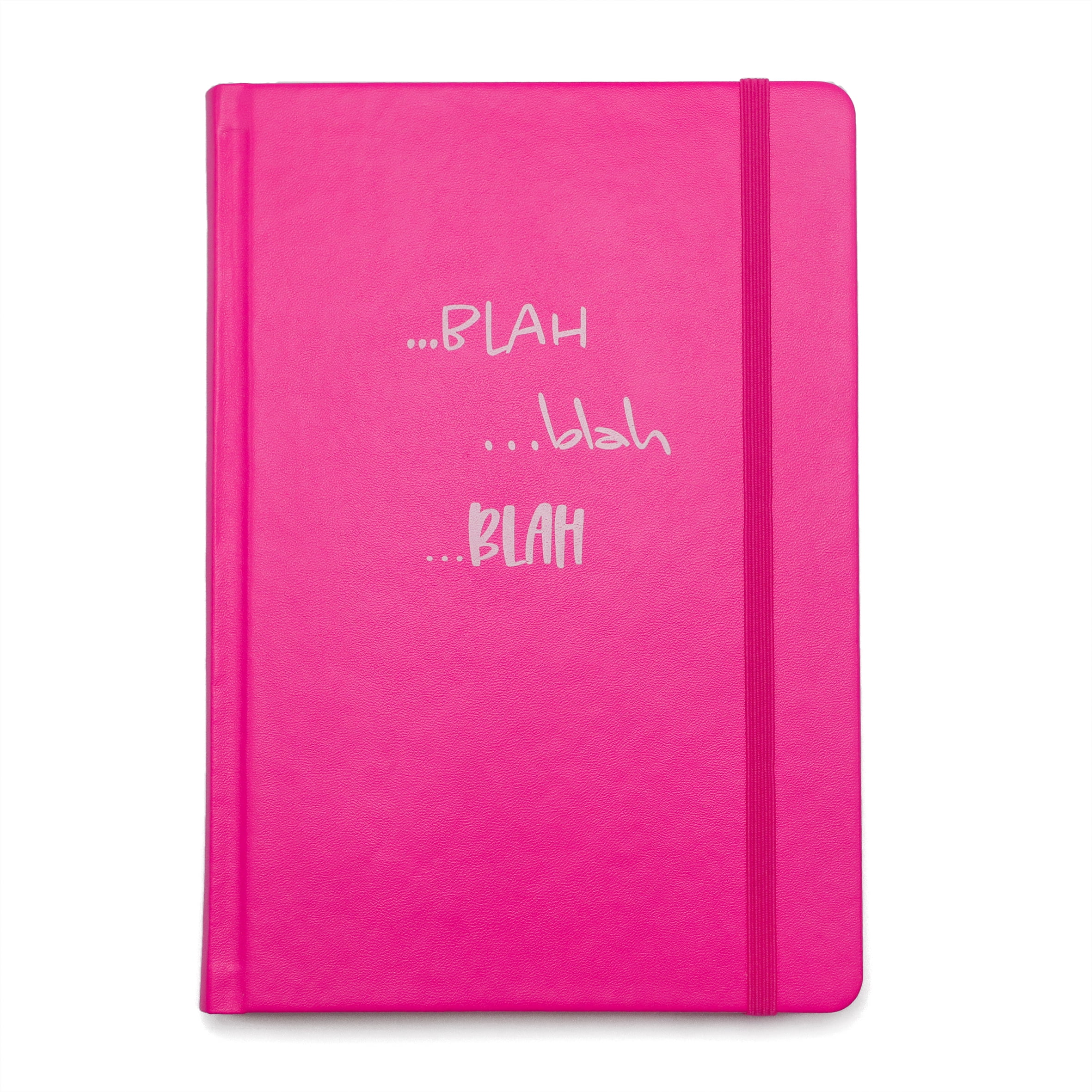 Pen + Gear Leatherette Journal, Neon Pink, 160 Lined Paper Pages