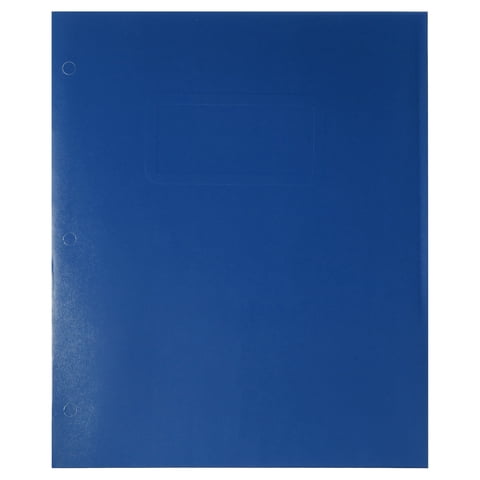 Pen+Gear Blue Letter Size 2-Pocket Paper Folder