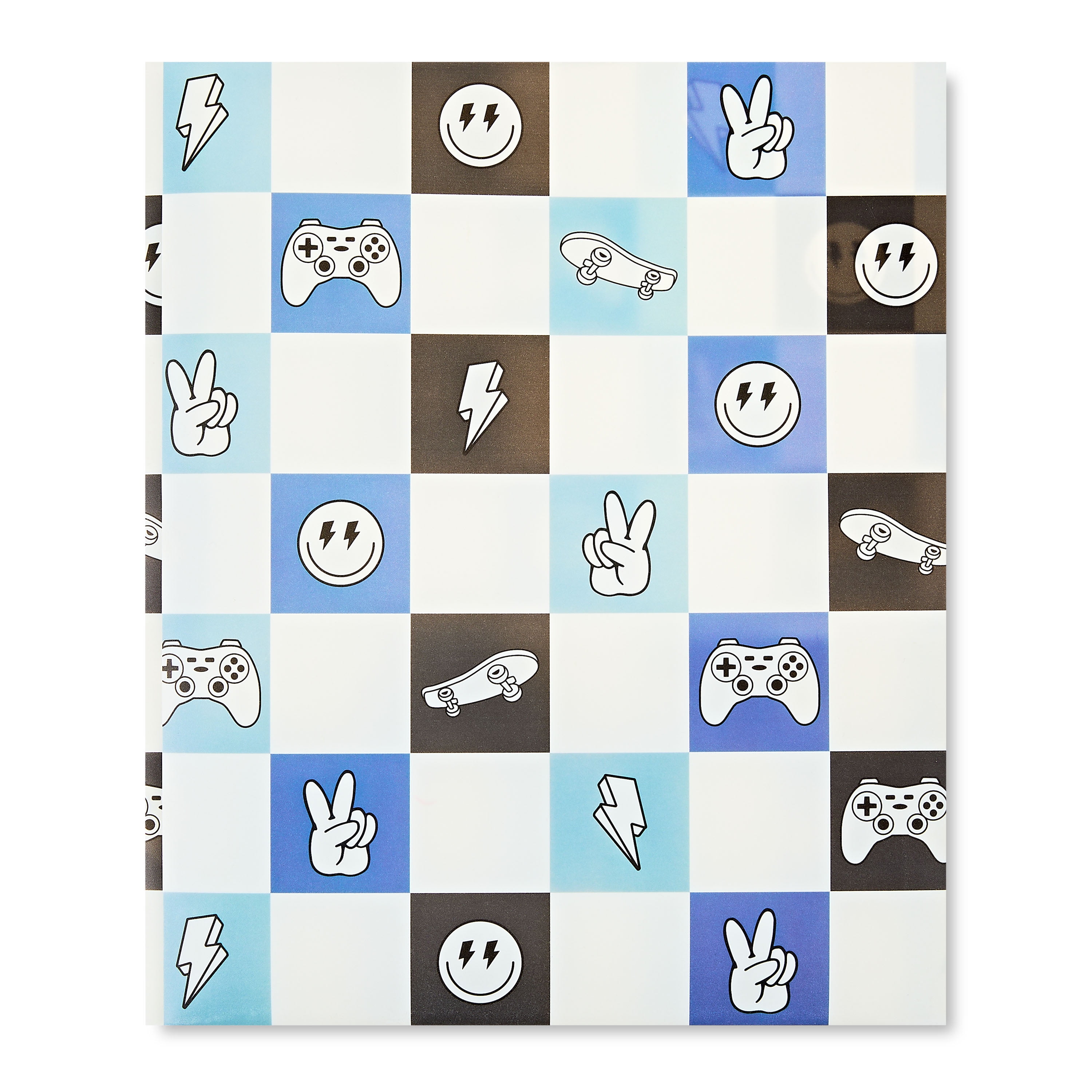 Pen+Gear P0LY PRONG FOLDER CHECKERBOARD
