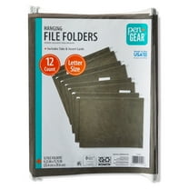 Pen+Gear Letter Size Hanging File Folders, Green, 12 Count