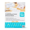 thumbnail image 1 of Pen + Gear Letter-Size Laminating Pouches, 9 in x 11.5 in, 20 Count, 5mil Thickness, 1 of 5