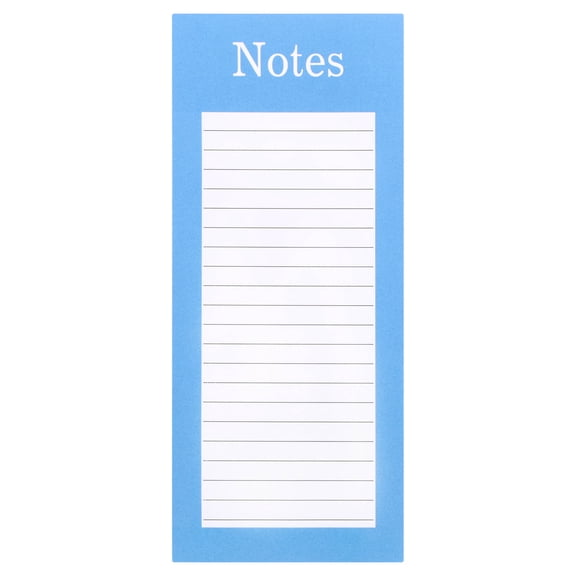 Pen+Gear List Pads, 3.5 x 8.5, Blue Assorted Designs, 80 Sheets Each, 2 Count