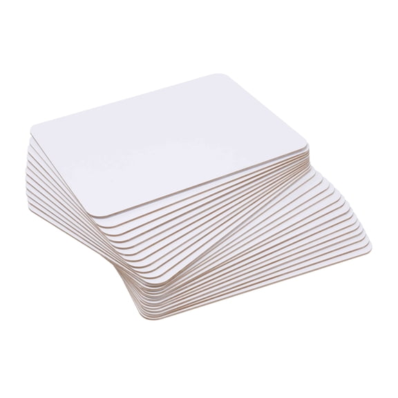 Pen+Gear MDF Dry Erase Double-Sided 9" x 12"x 0.1" Lapboard 25 Pack, Whiteboard