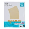 thumbnail image 1 of Pen+Gear Manila File Folders, 1/3-Cut Assorted Tabs, Letter Size, 100 Per Box, 1 of 6