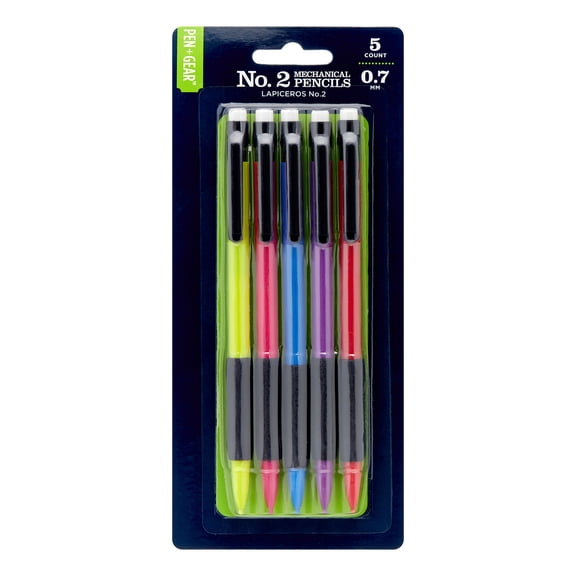 Pen + Gear Mechanical Pencil (5-Pack, Assorted Colors)