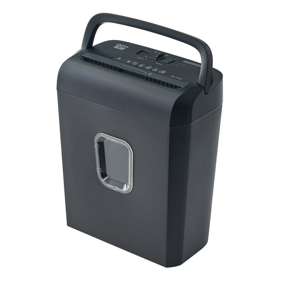Pen+Gear Micro-Cut 6 Sheet Shredder with 3.4-Gallon Collection Bin, Black